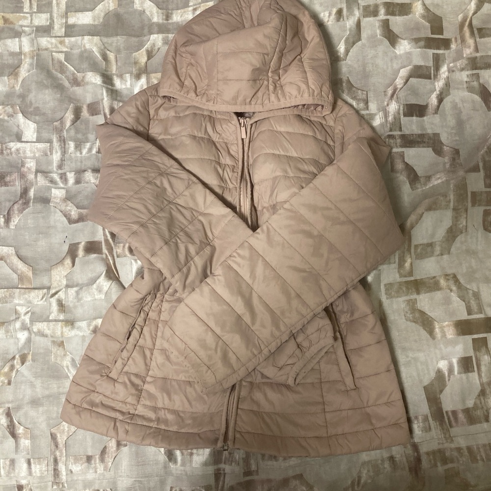 Baby Pink Quilted Jacket